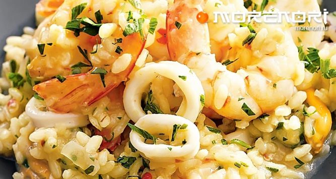 Ризотто с морепродуктами Ризотто с морепродуктами