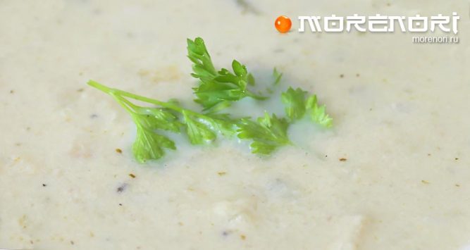 Крем суп из морепродуктов Крем суп из морепродуктов