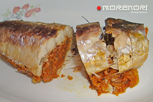 скумбрия фаршированная морковью и луком скумбрия фаршированная морковью и луком