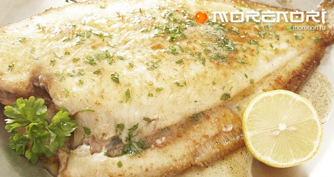 Морской язык, запечённый в соусе-панировке Морской язык, запечённый в соусе-панировке