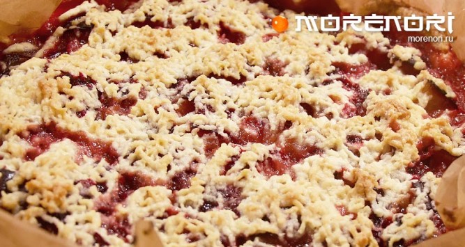 пирог со сливами пирог со сливами