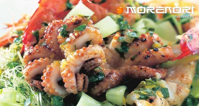 салат из морепродуктов салат из морепродуктов